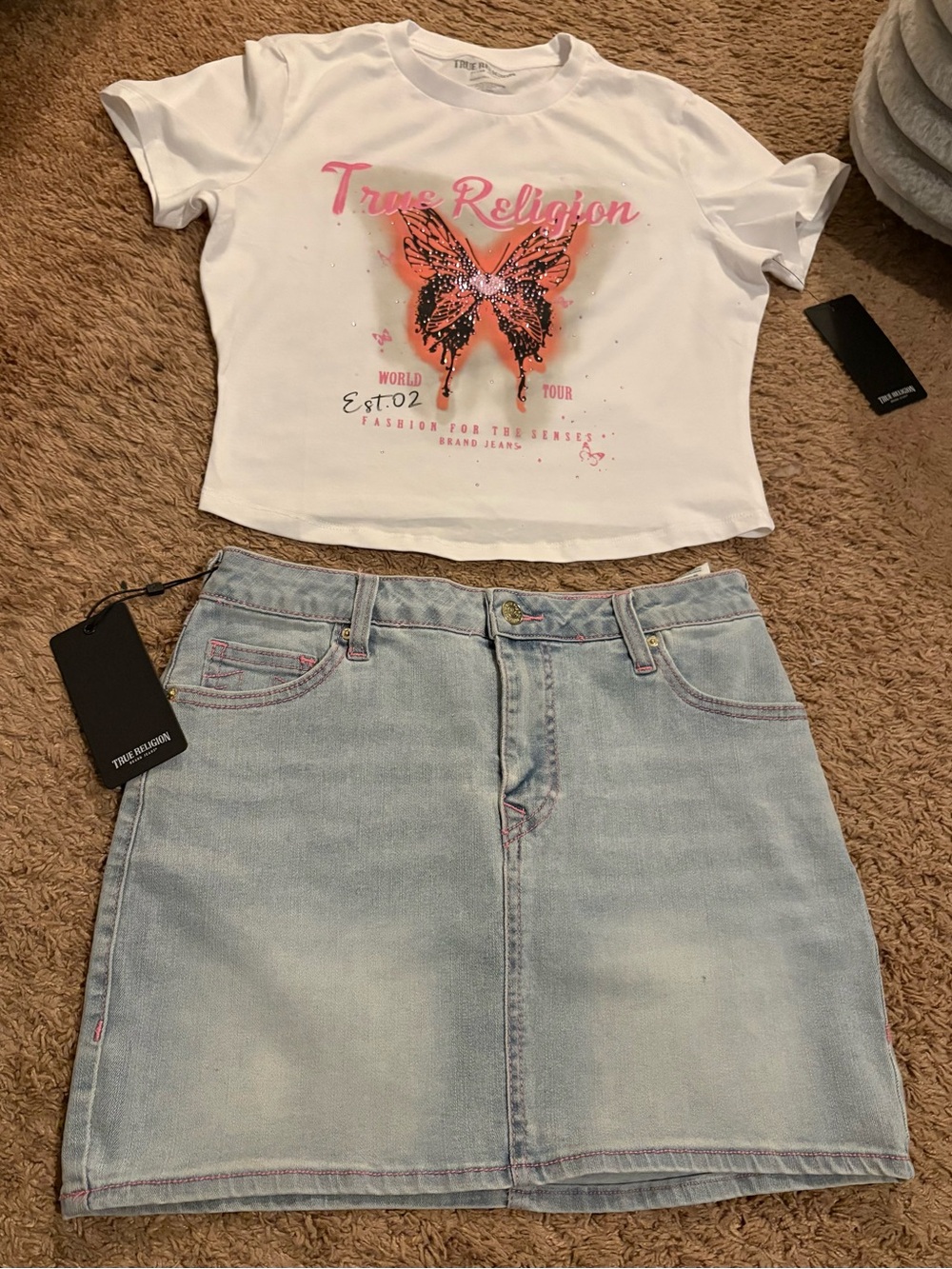 True Religion Women’s Blue Denim Shorts